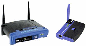 Linksys Wifi-router en USB netwerkadapter